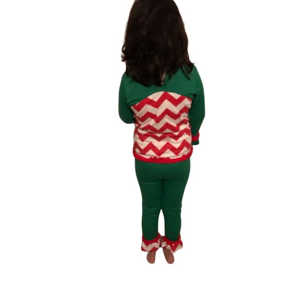 2 for $20 Children's Girls Christmas Outfit - Tree - Picture 5 of 6